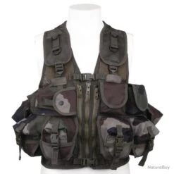 Gilet Tactique Camouflage Français