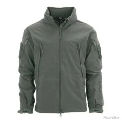 Veste Tactique Softshell Couleur Gris.