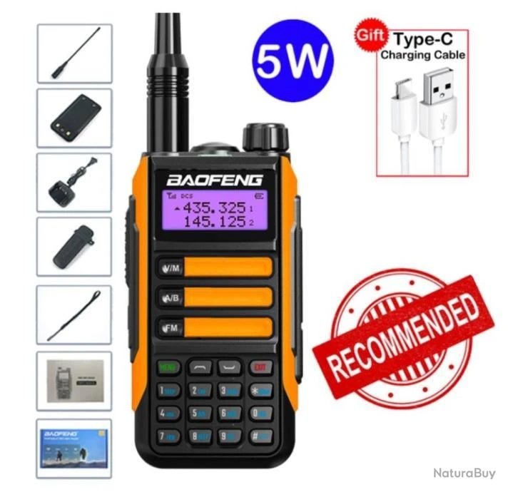 BAOFENG UHF-VHF UV-16 Pro Max, Talkie-walkie 5 Watts LONGUE PORTÉE, LIVRAISON OFFERTE 3 BAOFENG UHF-VHF UV-16 Pro Max, Talkie-walkie 5 Watts LONGUE PORTÉE, LIVRAISON OFFERTE
