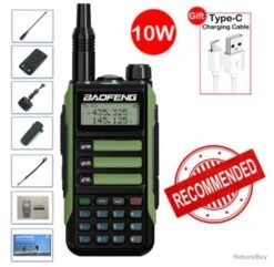 BAOFENG VHF UV-16 Pro Max, VERT Haute Puissance 10 Watts LONGUE PORTÉE,......1 Euro