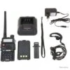 Baofeng UV-5R Talkie-walkie FM Radio VHF/UHF Double Bande Affichage Veille Et Horloge Intégrée Noir 1 Baofeng UV-5R Talkie-walkie FM Radio VHF/UHF Double Bande Affichage Veille Et Horloge Intégrée Noir -Peltor Soldes 00001 Baofeng UV 5R Talkie walkie FM radio VHF UHF double bande affichage veille et horloge integree Noir