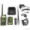 Baofeng UV-5R Talkie-walkie FM Radio VHF/UHF Double Bande Affichage Veille Et Horloge Intégrée Camo -Peltor Soldes 00001 Baofeng UV 5R Talkie walkie FM radio VHF UHF double bande affichage veille et horloge integree camo