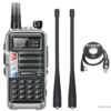Baofeng UV-S9 Tri-bande NOIR/GRIS UHF/VHF 8W Talkie-walkie Scanner Radio Bidirectionnel -Peltor Soldes 00001 Baofeng UV S9 Tri bande NOIR GRIS UHF VHF 8W Talkie walkie Scanner radio bidirectionnel