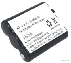 Batterie NiMH 2000 MAh Compatible Motorola T82 Et T82 Extrême