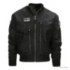 Blouson Aviateur F 35 Couleur Noir. -Peltor Soldes 00001 Blouson Aviateur F 35 Couleur Noir Taille S