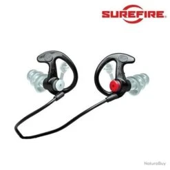 Bouchon Atténuateur De Son SUREFIRE EP4 Sonic Defender Noir - Taille L