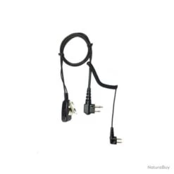 CABLE MICRO POUR SPORTTAC - J22 - PRISE COUDEE - MOTOROLA CP-DP