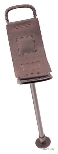 Canne-siège Aluminium Réglable Cuir Country Selerie