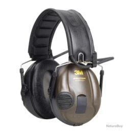 CASQUE AEARO PELTOR SPORT TAC COQUILLES VERT/ROUGES