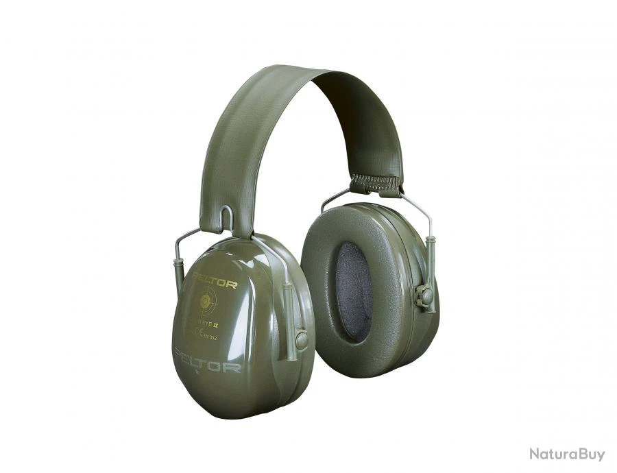 Peltor CASQUE ANTIBRUIT BULL S EYE II VERT MILITAIRE - SERRE-TETE PLIABLE 3 Peltor CASQUE ANTIBRUIT BULL S EYE II VERT MILITAIRE - SERRE-TETE PLIABLE