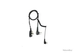 Cable Micro Pour Casque Peltor SportTac - Talkie Walkie Motorola Et Midland G15