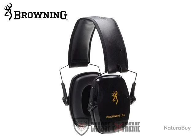 Casque BROWNING L&C Passive Noir 2 Casque BROWNING L&C Passive Noir