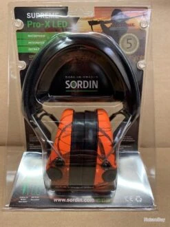MSA Casque SORDIN Supreme Pro X Avec LED Orange
