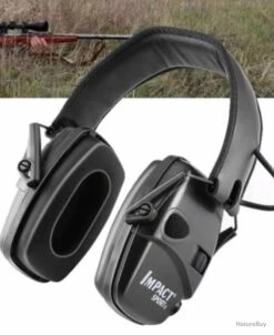 Casque Anti Bruit électronique IMPACT Noir