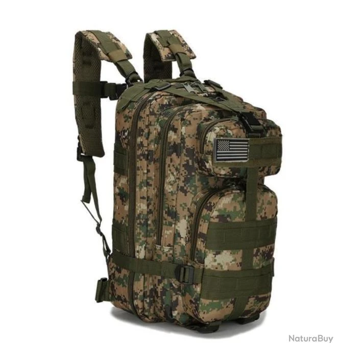 DESTOCKAGE Sac à Dos MILITAIRE CHASSE PECHE RANDONNÉE Etanche 50L Coloris CAMOUFLAGE 3 DESTOCKAGE Sac à Dos MILITAIRE CHASSE PECHE RANDONNÉE Etanche 50L Coloris CAMOUFLAGE