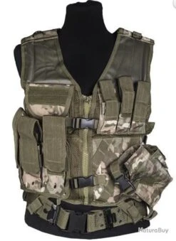 Mil-Tec Gilet De Combat USMC Type Multicam Miltec