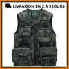 Gilet En Mailles Multipoches Pour Chasse, Pêche, Randonnée - Camouflage - Livraison Gratuite -Peltor Soldes 00001 Gilet en mailles multipoches pour chasse peche randonnee Camouflage Livraison gratuite