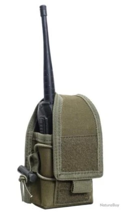 HOUSSE TALKIE-WALKIE RADIO BAOFENG UNIVERSEL ...VERT ARMÉE....LIVRAISON OFFERTE