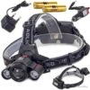 LAMPE FRONTALE TACTIQUE MILITAIRE CREE XM-L T6 PUISSANTE IPX4 ZOOM 1800 LUMEN -Peltor Soldes 00001 LAMPE FRONTALE TACTIQUE MILITAIRE CREE XM L T6 PUISSANTE IPX4 ZOOM 1800 LUMEN