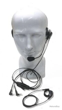 LARYNGO / MICRO CASQUE ALBRECHT HS 01 POUR TALKIE WALKIE