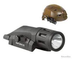 Lampe Tactique Pour Casque INFORCE HML Couleur Noire