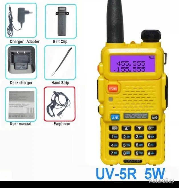 Lot De 2 Talkie Walkie Baofeng Ref:4537 3 Lot De 2 Talkie Walkie Baofeng Ref:4537