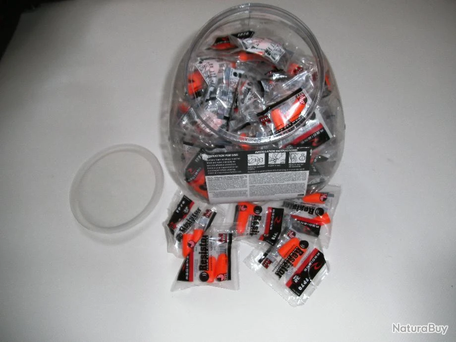 PRESENTOIR AVEC BOUCHONS D'OREILLES RADIANS PAR SACHET DE 2 RESTE 87 SACHETS 3 PRESENTOIR AVEC BOUCHONS D'OREILLES RADIANS PAR SACHET DE 2 RESTE 87 SACHETS