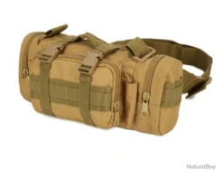 SAC MULTI USAGE ÉTANCHE ACTIVITÉ PÊCHE - CHASSE - MILITAIRE - RANDONNÉE (couleur Kaki)