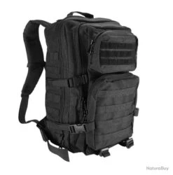 Sac à Dos Militaire Tactique 40L Multifonction Randonnée Chasse Pêche Camping Trekking Escalade Noir