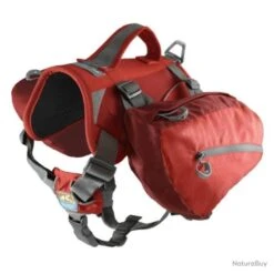 Sac à Dos Pour Chiens Baxter M Rouge Sac à Dos Chien Secours Urgence Survie