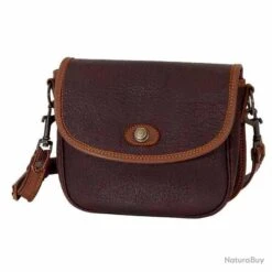 Sac De Chasse AKAH En Cuir De Bison/d'élan Pour Femme