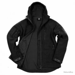 Veste Polaire Hexagone Respirante Noire