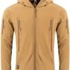 Veste Tactique - Veste De Chasse - Avec Capuche - Etanche - Kaki - Livraison Gratuite -Peltor Soldes 00001 Veste tactique Veste de chasse Avec capuche Etanche Kaki Livraison gratuite