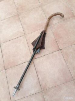 Ancienne Canne Siège Allemande Assise En Cuir. 12 Ancienne Canne Siège Allemande Assise En Cuir. -Peltor Soldes 00002 Ancienne canne siege allemande assise en cuir