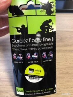 BOUCHONS ANTI BRUIT PROGRESSIF MK4