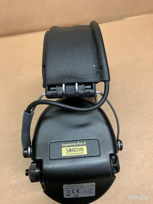 MSA Casque SORDIN Supreme Pro X Cuir Noir 4 MSA Casque SORDIN Supreme Pro X Cuir Noir – Image 2