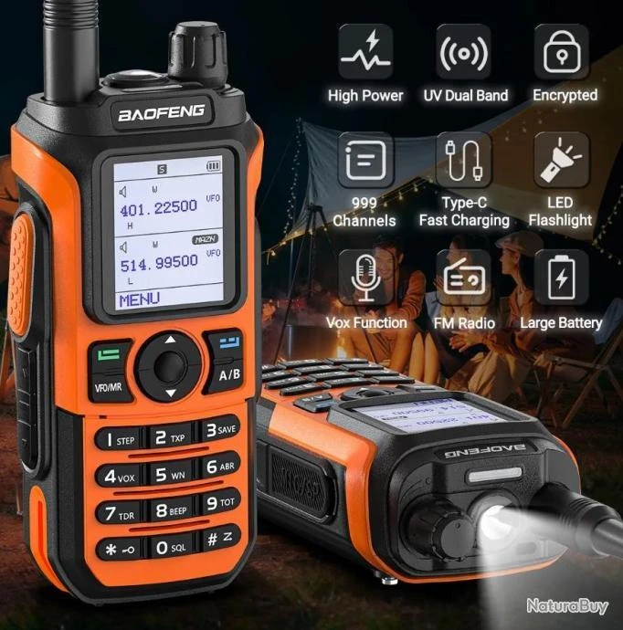 DESTOCKAGE .....VHF BAOFENG UV-21 PRO Longue Distance, CB, RADIO, étanche 4 DESTOCKAGE .....VHF BAOFENG UV-21 PRO Longue Distance, CB, RADIO, étanche – Image 2