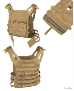 Mil-Tec Gilet Tactique GEN II Beige -Peltor Soldes 00002 Gilet tactique GEN II Beige