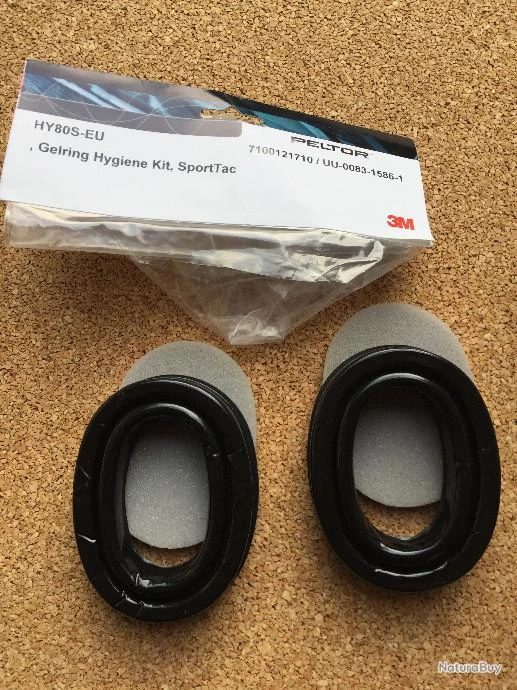 KIT D'hygiènes (Coussinets + Mousse) En Gel Pour Les Oreillettes De Vos Casques Peltor Sport Tac 4 KIT D'hygiènes (Coussinets + Mousse) En Gel Pour Les Oreillettes De Vos Casques Peltor Sport Tac – Image 2
