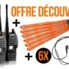 PACK DE 6 TALKIE WALKIE WALDBERG P9 PRO Version 2018 + 6 LANNIERES 2 PACK DE 6 TALKIE WALKIE WALDBERG P9 PRO Version 2018 + 6 LANNIERES -Peltor Soldes 00002 PACK DE 6 TALKIE WALKIE WALDBERG P9 PRO version 2018 6 LANNIERES