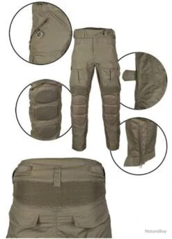 Mil-Tec Pantalon Chimère De Combat Tactique Vert -Peltor Soldes 00002 Pantalon Chimere de combat tactique vert