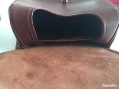 SAC BANDOUILLERE CUIR D AUTRUCHE -Peltor Soldes 00002 SAC BANDOUILLERE CUIR D AUTRUCHE