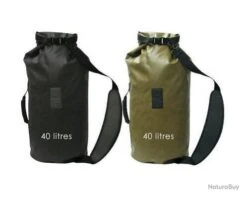 SAC ÉTANCHE AVEC BANDOULIÈRE 40L VERT -Peltor Soldes 00002 SAC ETANCHE AVEC BANDOULIERE 40L VERT