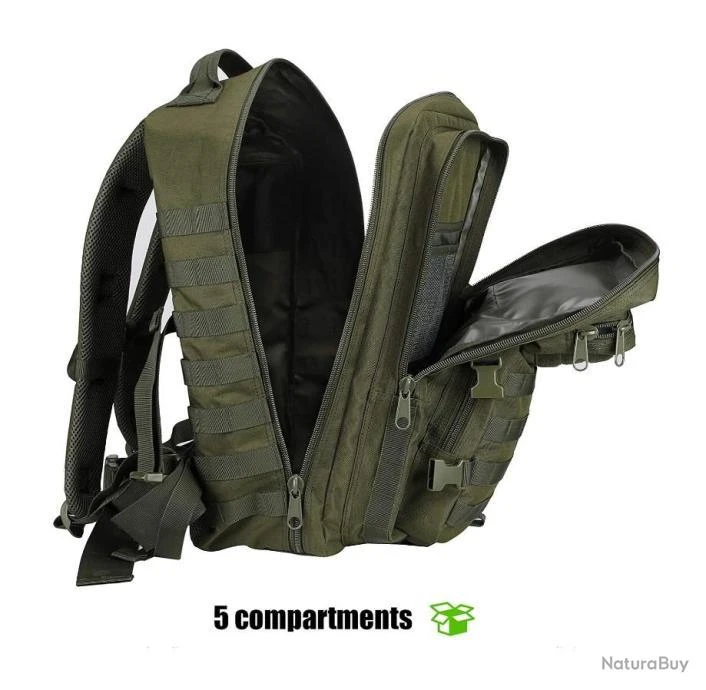 Sac à Dos Militaire Tactique 40L Multifonction Randonnée Chasse Pêche Camping Trekking Escalade 4 Sac à Dos Militaire Tactique 40L Multifonction Randonnée Chasse Pêche Camping Trekking Escalade – Image 2