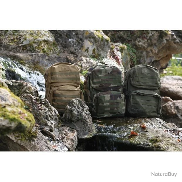 Sac à Dos Elite 40L Kaki 4 Sac à Dos Elite 40L Kaki – Image 2