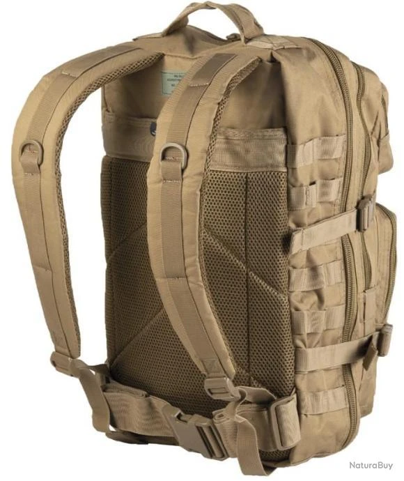 Mil-Tec Sac A Dos US Style "Assault" 36 Litres Coyote 4 Mil-Tec Sac A Dos US Style "Assault" 36 Litres Coyote – Image 2