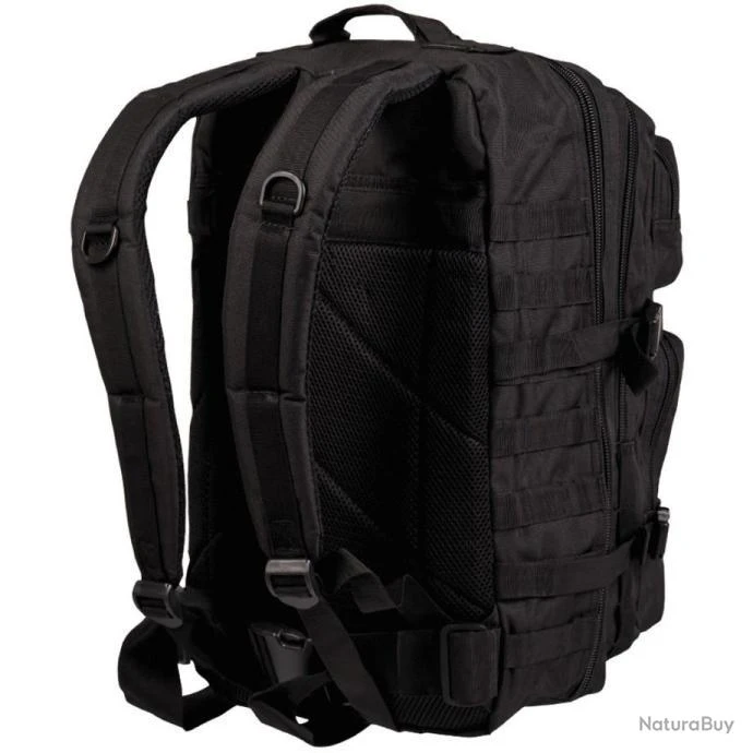 Mil-Tec Sac A Dos US Style "Assault" 36 Litres Noir 4 Mil-Tec Sac A Dos US Style "Assault" 36 Litres Noir – Image 2