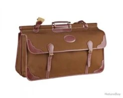 Sac De Battue 1 Rabat, 2 Soufflets Avant, 1 Poche Plate Arrière Cuir/toile ALEXANDRE MAREUIL -Peltor Soldes 00002 Sac de battue 1 rabat 2 soufflets avant 1 poche plate arriere cuir toile ALEXANDRE MAREUIL