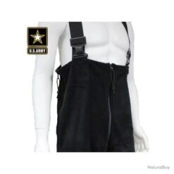 Pantalon à Bretelles (salopette) Polaire US Army -Peltor Soldes 00002 Salopette polaire US Army
