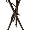 Siège Trépied Battue Assise Cuir 75cm Pieds Métal -Peltor Soldes 00002 Siege trepied battue assise cuir 75cm pieds metal